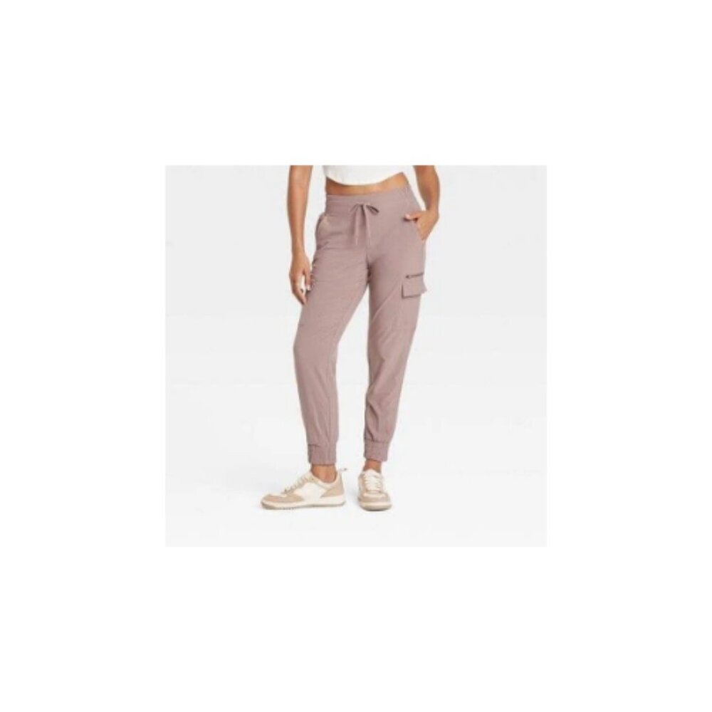 Women's Active Mid Rise Cargo Pant - All in Motion - XL Brown NWT